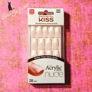🫶 KISS Acrylic Nude French Nails 🫶